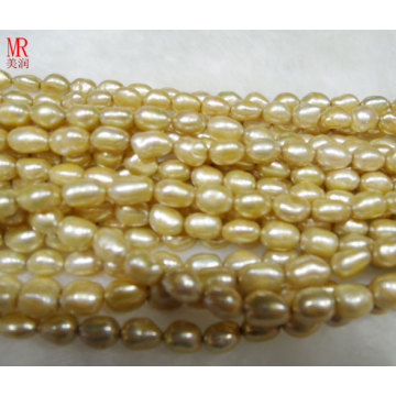 Gold / Champagn Baroque Loose Pearls, AAA